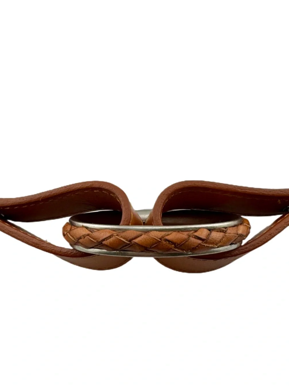 Lands’End Leather O-Ring Belt
